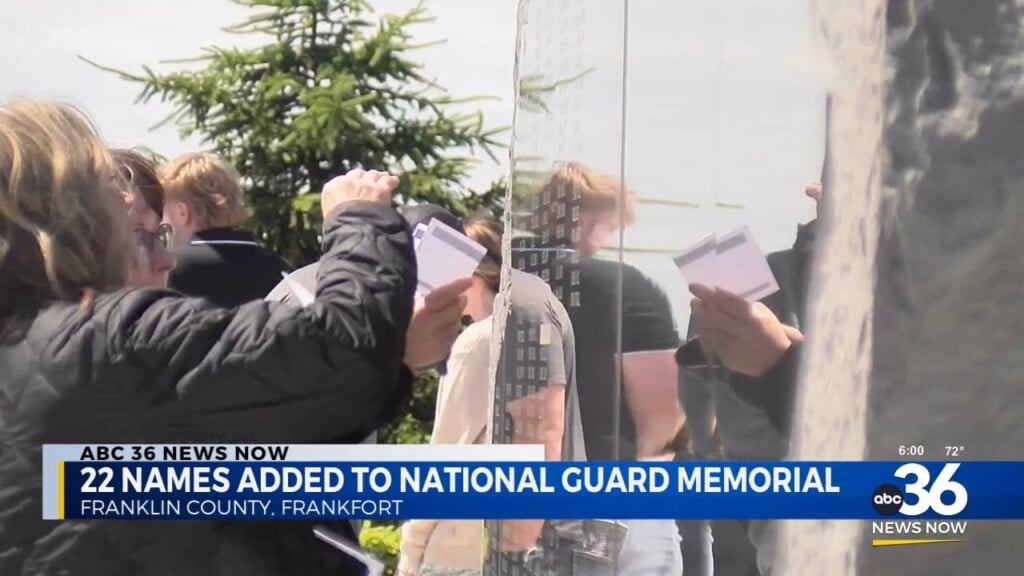 22 Names Added To National Guard Memorial