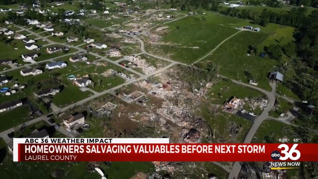 Laurel County Residents Salvage Valuables Before Next Storm