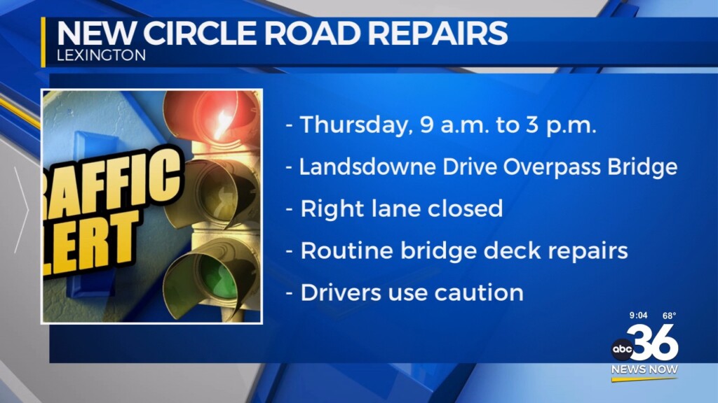 New Circle Road Repair Construction