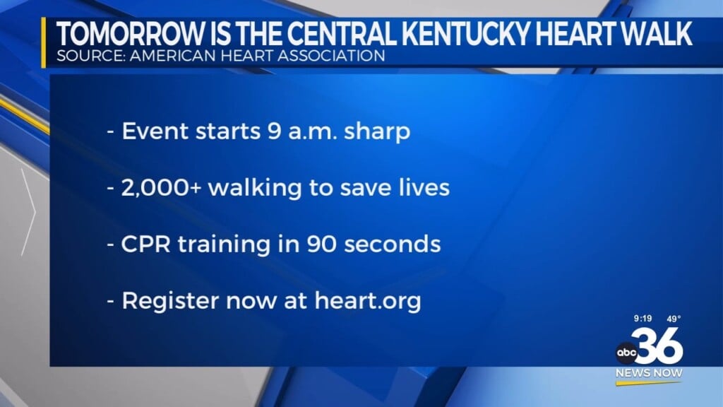 Central Kentucky Heart Walk Begins