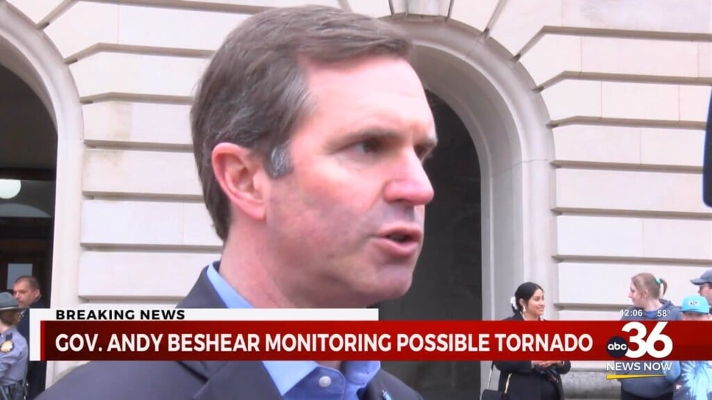 Governor Beshear Monitoring Washington County Tornado Damage