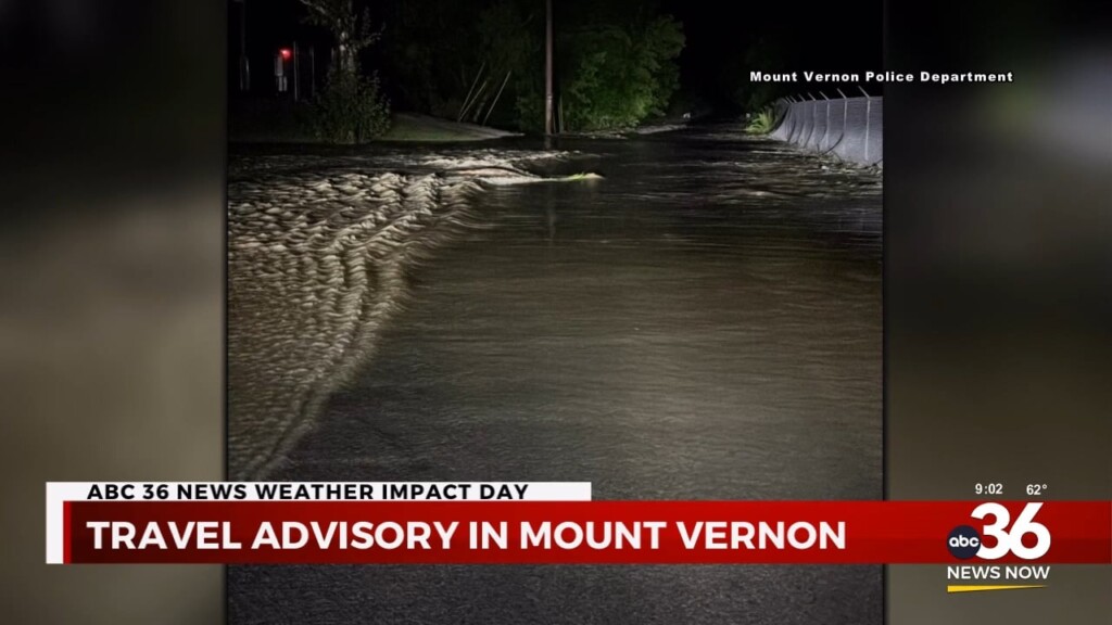 Travel Advisory In Effect In Mount Vernon