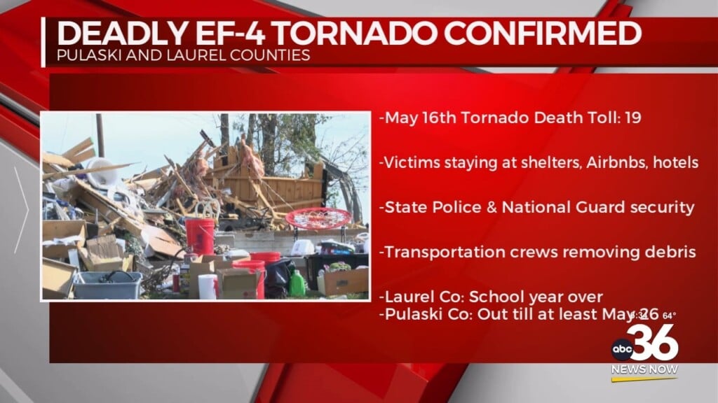 Deadly Tornado Confirmed As Ef 4