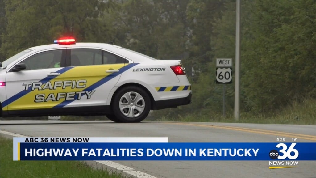 Highway Fatalities Down In Kentucky