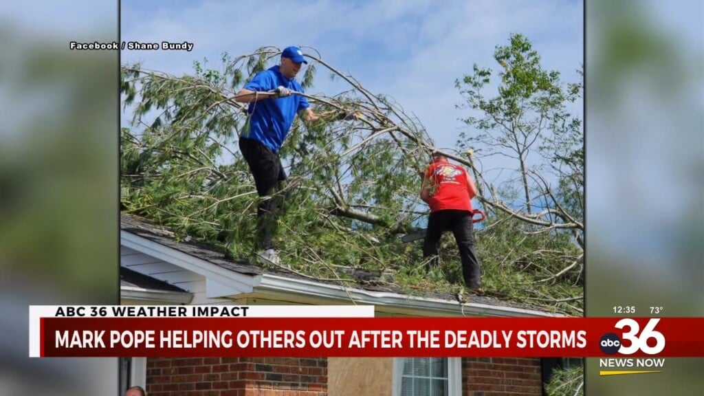 Mark Pope Spotted Helping Clean Debris In London Kentucky