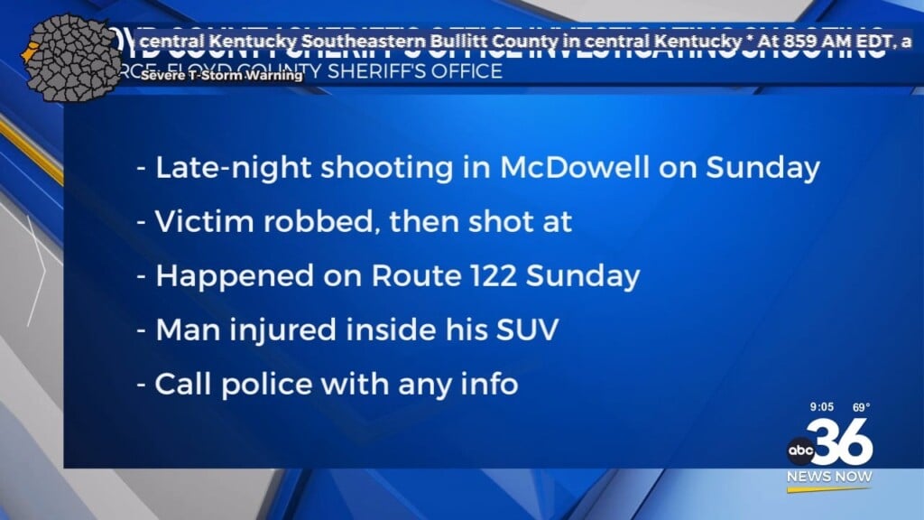 Floyd County Late Night Shooting Leaves One Injured