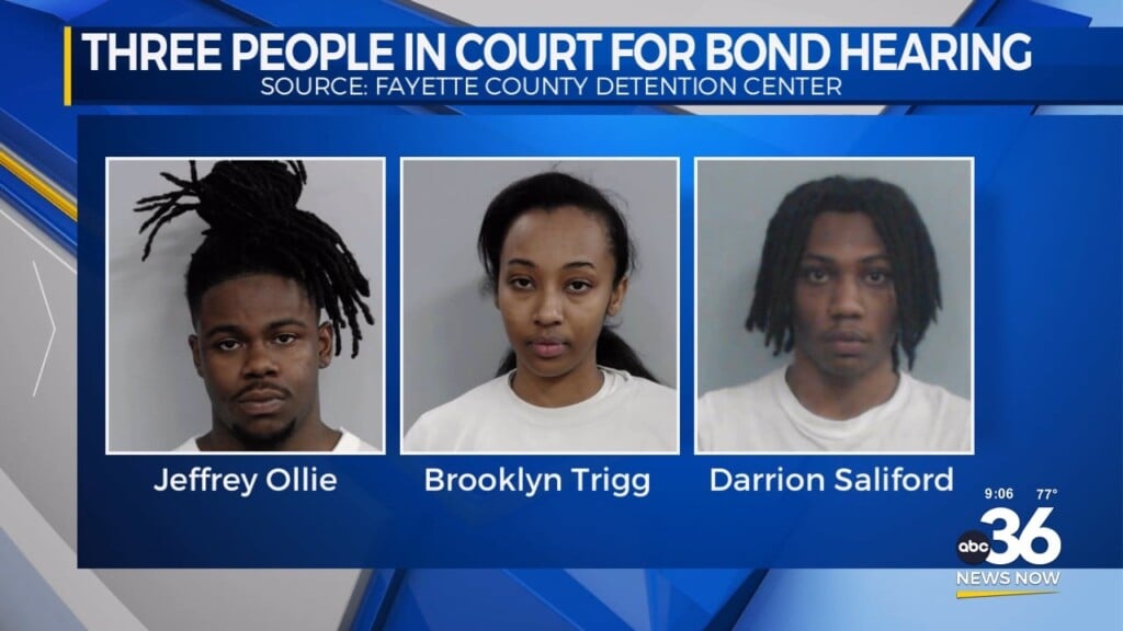 Three People In Court For Bond Hearing