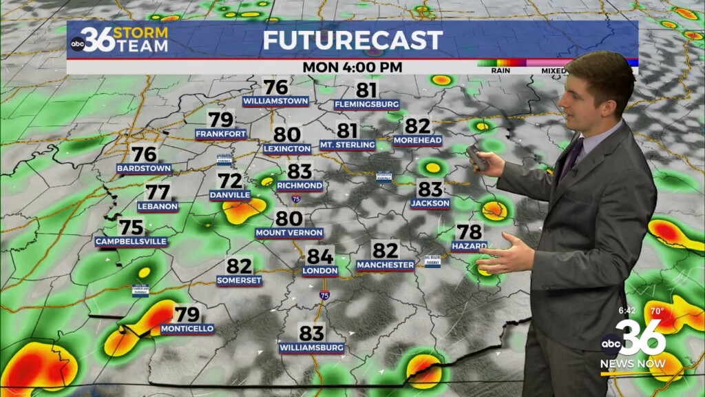 Rain And Storm Chances Continue For Monday