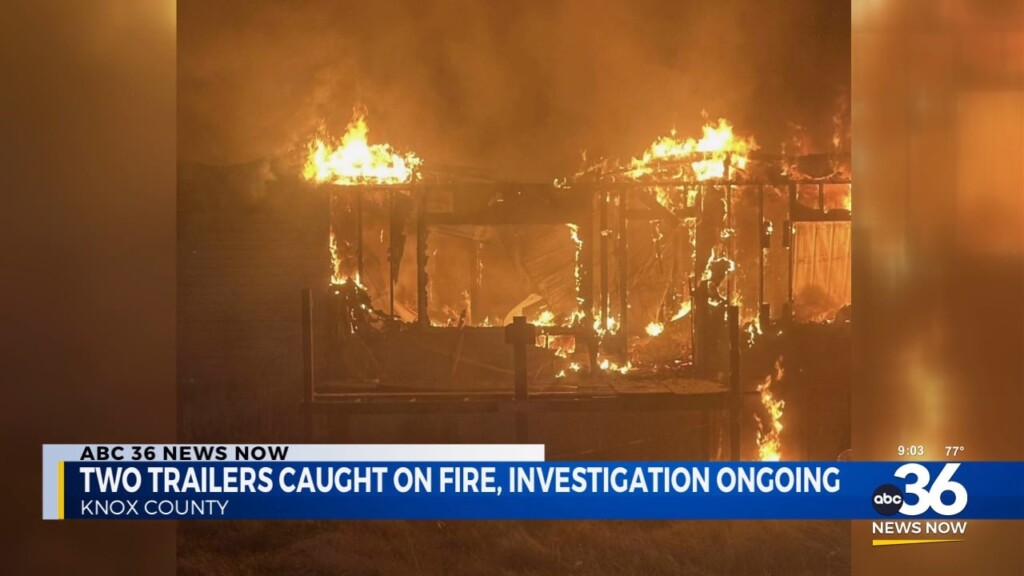 Investigation Continues After Two Trailers Caught Fire