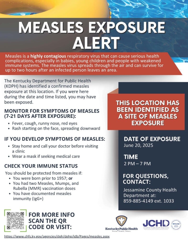 Jessamine County Health Dept Flyer