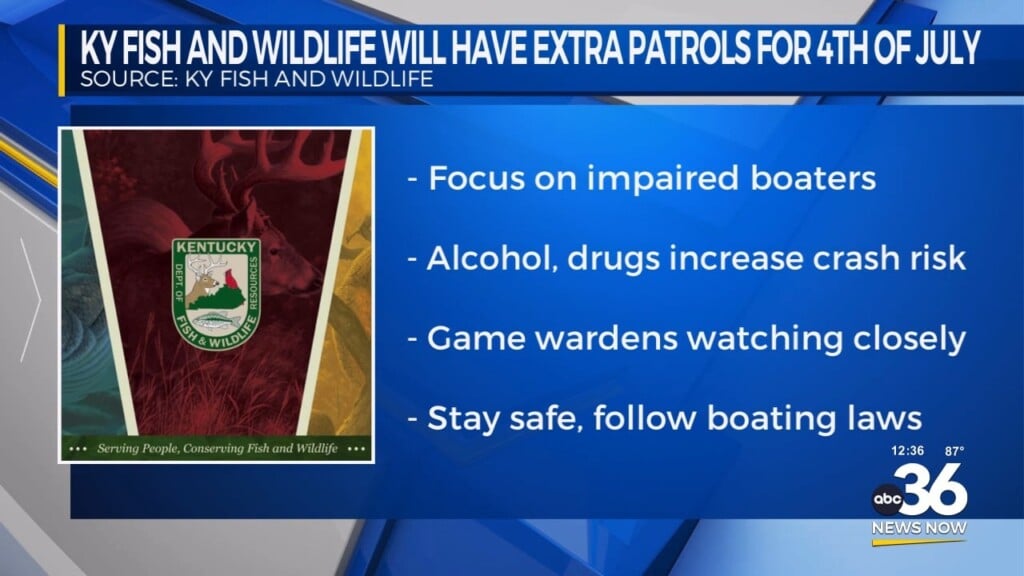 Kentucky Fish And Wildlife's Operation Dry Water