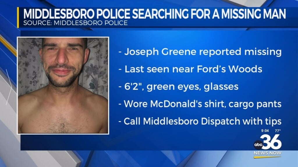 Middlesboro Police Searching For A Missing Man