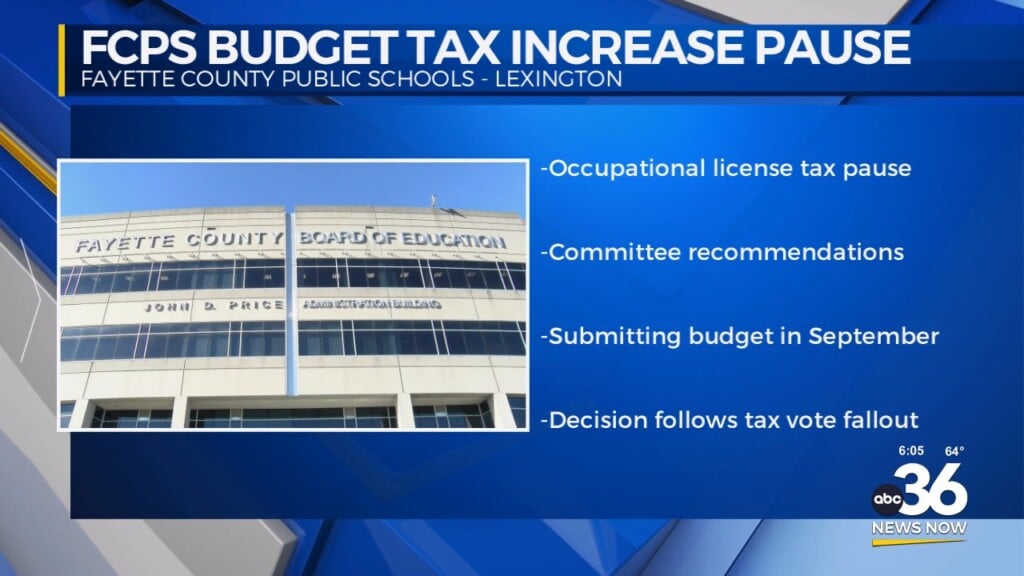 Fayette County School Board Pauses Tax Increase