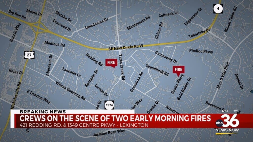 Crews On Scene Of Fires On Centre Pkwy And Redding Road Apt.