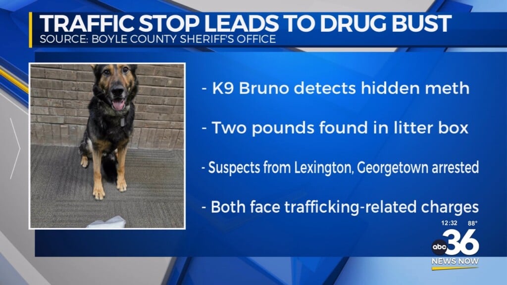 Boyle County Sheriff Traffic Stop Leads To Drug Bust