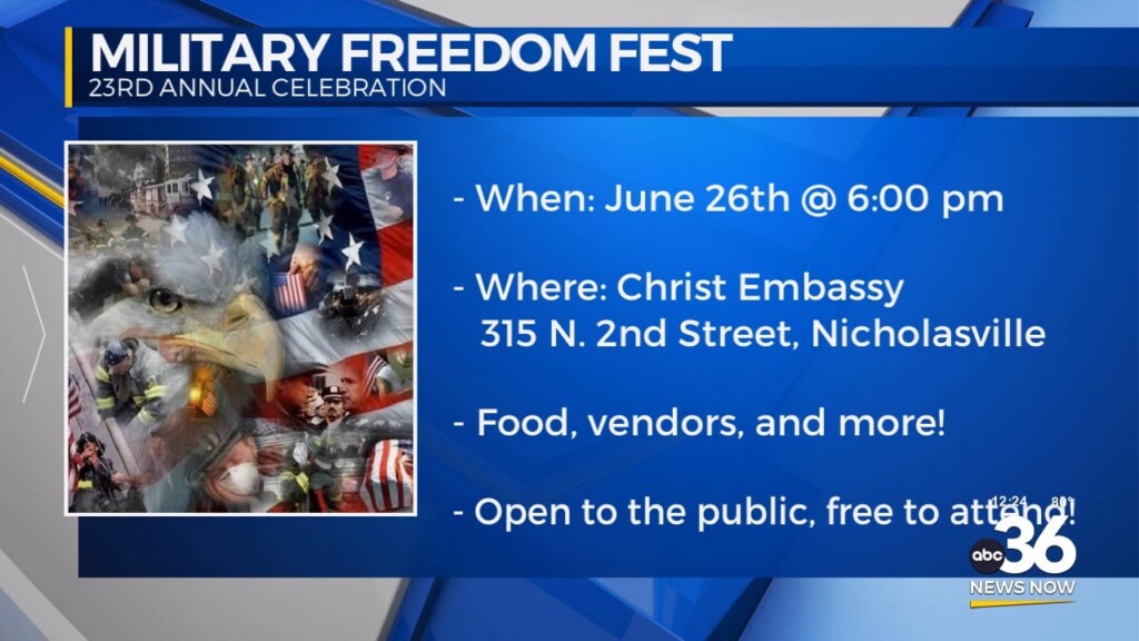 Military Freedom Fest Returns To Nicholasville