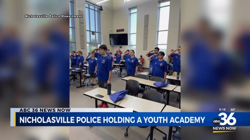 Nicholasville Police Holding A Youth Academy