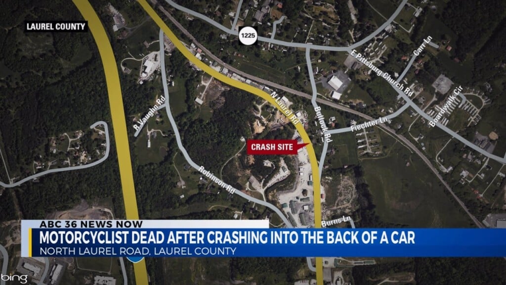 Laurel County Fatal Motorcycle Crash Into Car