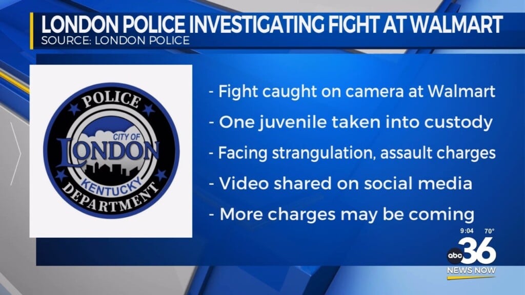 London Police Investigating A Fight At Walmart
