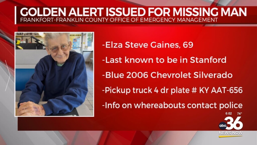 Golden Alert Issued For Missing Franklin County Man