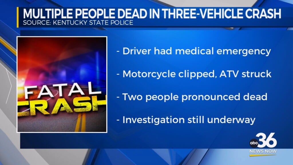 Multiple Fatalities In 3 Vehicle Mccreary County Crash