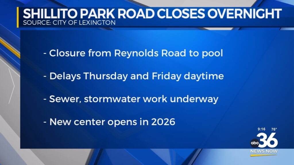 Shillito Park Road Closes Overnight