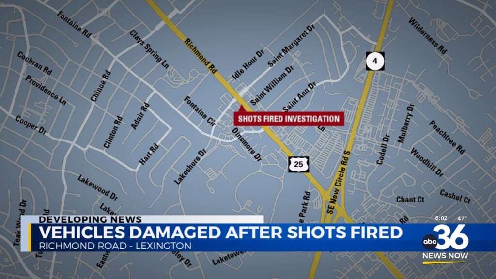 Several Vehicles Damaged In Shots Fired Incident