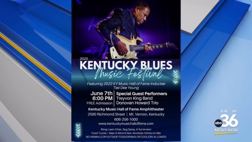Bring In The Blues At The 2025 Kentucky Blues Music Festival With Tee Dee Young