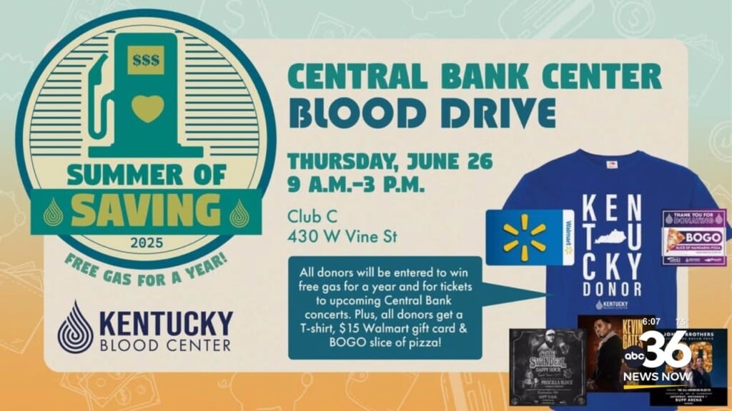 Central Bank Center Blood Drive Happening Downtown
