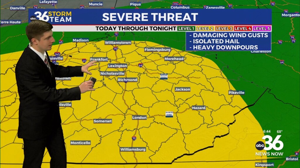 Strong To Severe Storm Threat Friday