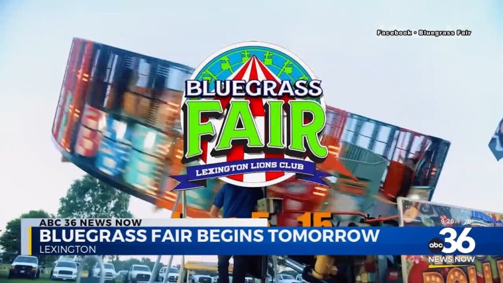 The Bluegrass Fair Begins Tomorrow
