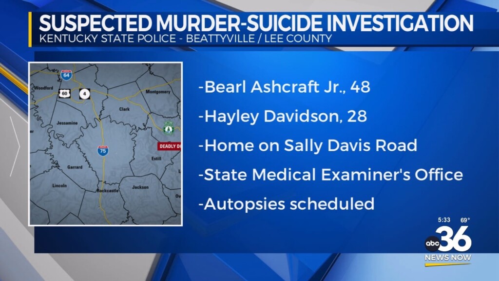 A Suspected Murder Suicide Investigation In Lee County