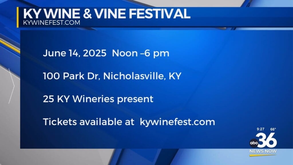 Try Some Wines At The Kentucky Wine And Vine Festival