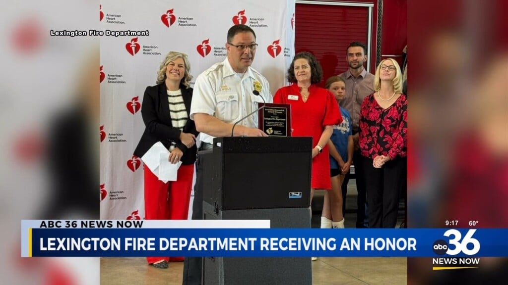 Lexington Fire Department Receives An Honor