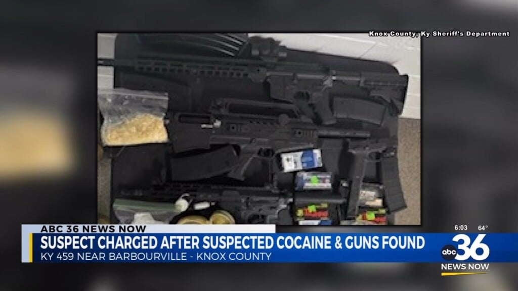 Suspect Charged After Guns, Cocaine Found In Knox County