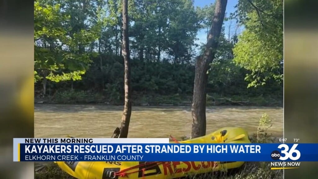 Elkhorn Creek Kayakers Stranded By High Waters