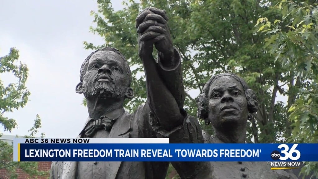 Lexington Freedom Train Unveils Monument