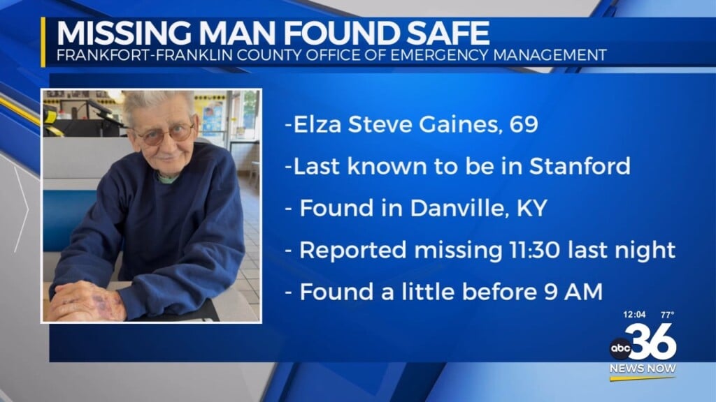 Missing Man Found Safe
