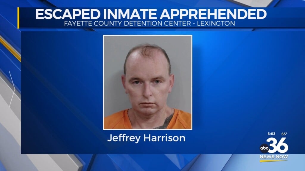 Lee County Inmate Released By Mistake Caught In Fayette County