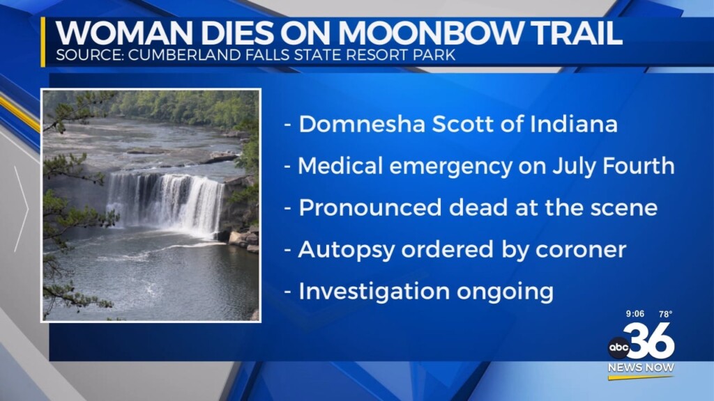 Woman Dies On Moonbow Trail