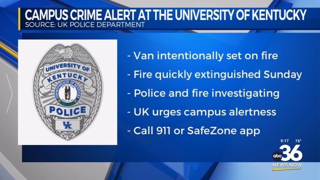 Campus Crime Alert At The University Of Kentucky