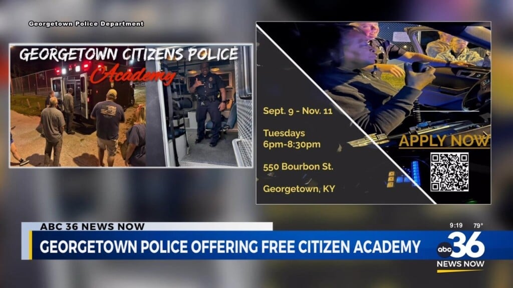 Georgetown Police Offering Free Citizen Academy