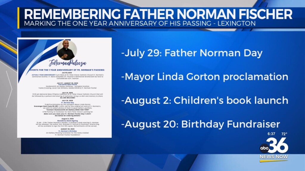 Mayor Gorton Proclamation Remembering Father Norman Fischer