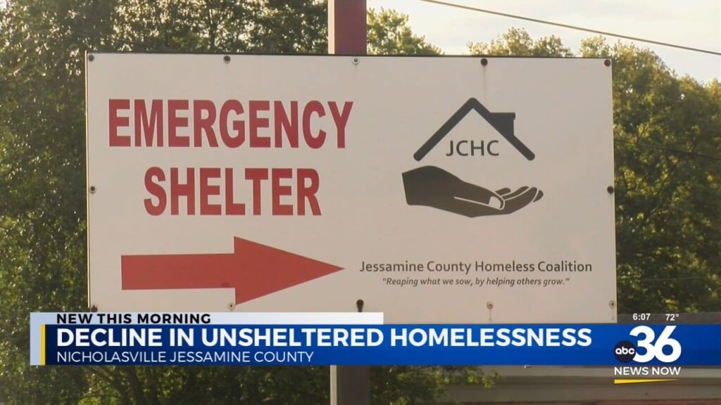 Decline In Jessamine County Homelessness
