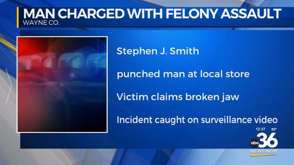 Wayne County Man Charged With Felony Assault