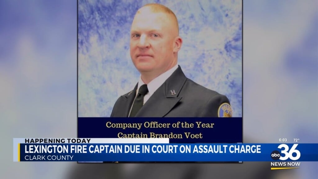 Lexington Fire Captain Due In Court For Misdemeanor Assault
