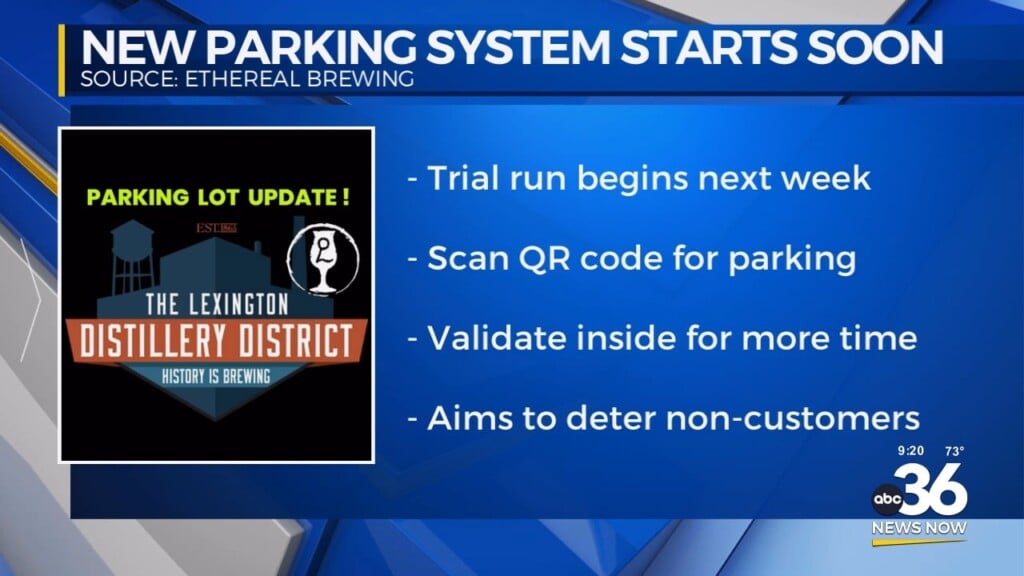 New Parking System Starts Soon