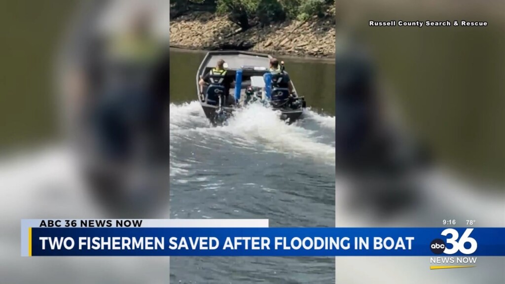 Two Fishermen Saved After Flooding In Boat