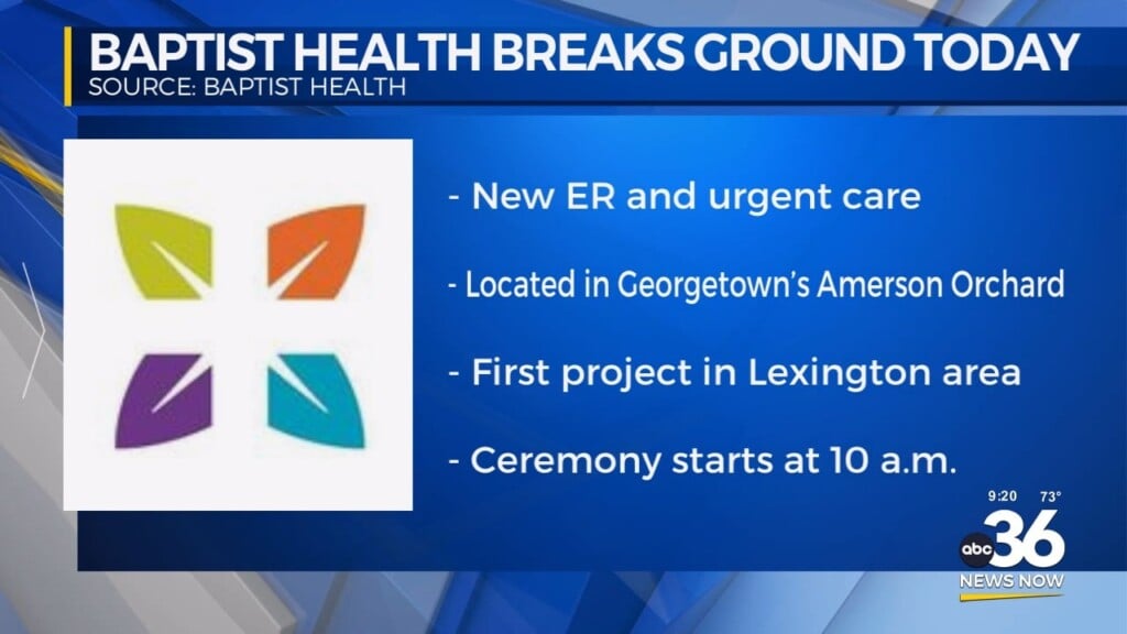 Baptist Health Breaks Ground Today