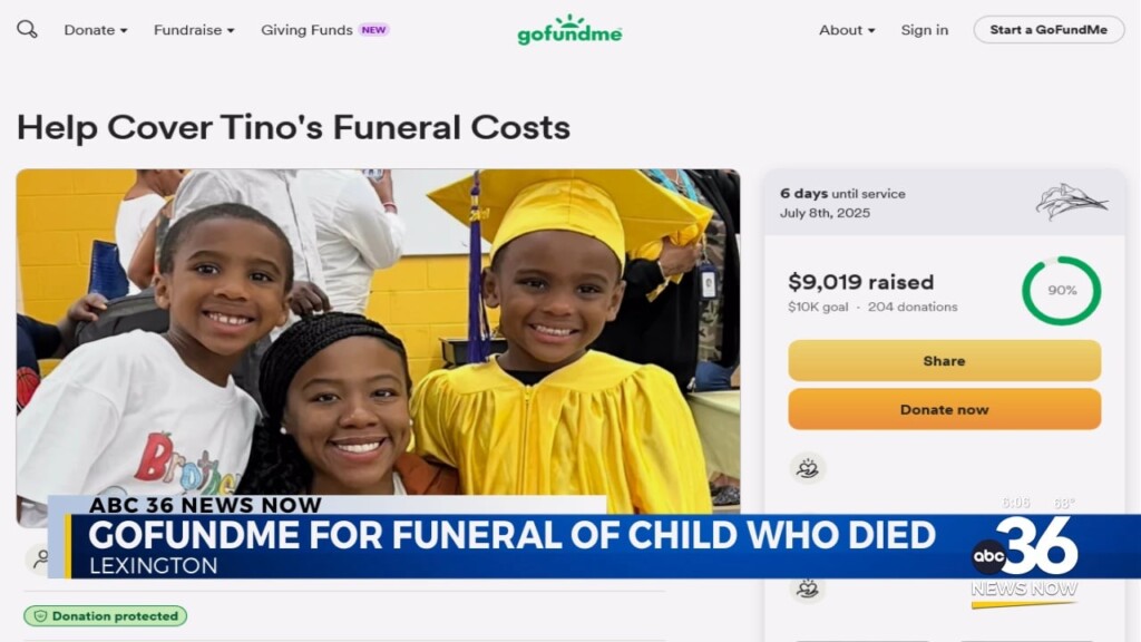 Gofundme Created For 7 Year Old Lexington Boy Funeral